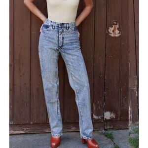 Y2K Pierre Cardin Mom‎ Jean 90s High Rise 100% Cotton Medium Wash size 6